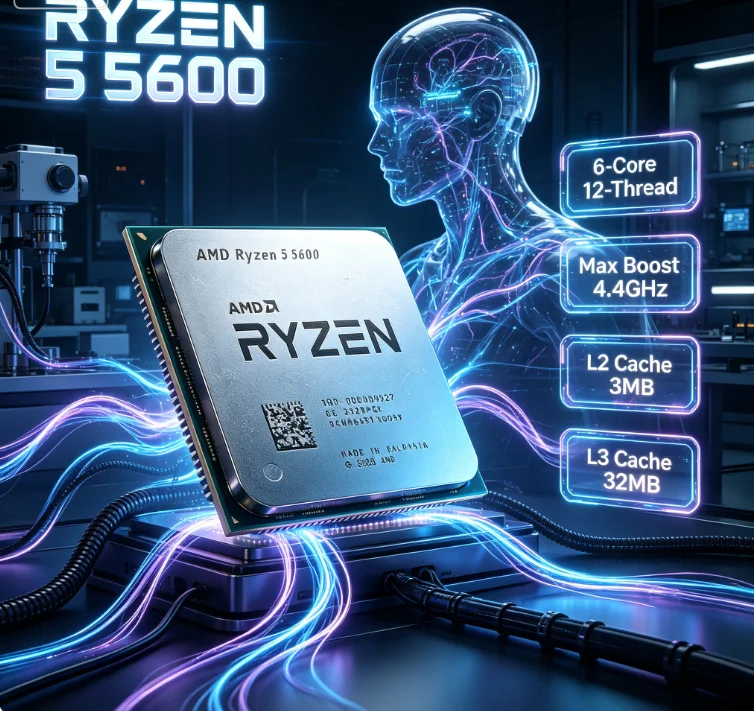 Amd Cpu Ryzen 5 - CPU AMD Ryzen 5 5600 R5