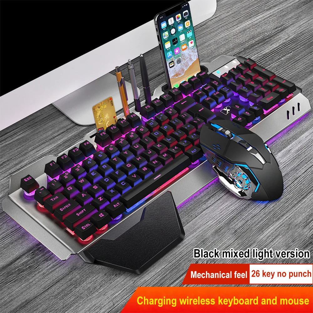 Esports Gaming Keyboard And Mouse - Teclado y ratón inalámbricos K680 recargables,