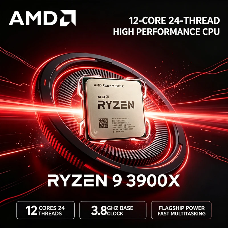 Amd Cpu Ryzen 9 - Procesador AMD Ryzen 9 3900X de