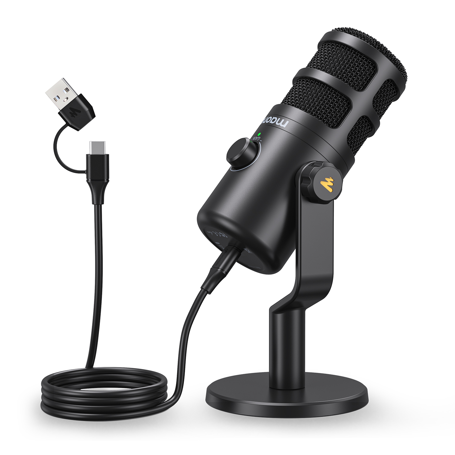 Esports Gaming - Micrófono Dinámico USB Maono PD100U para