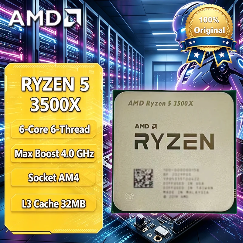 Amd Cpu Ryzen 5 - Procesador AMD Ryzen 5 R5 3500X