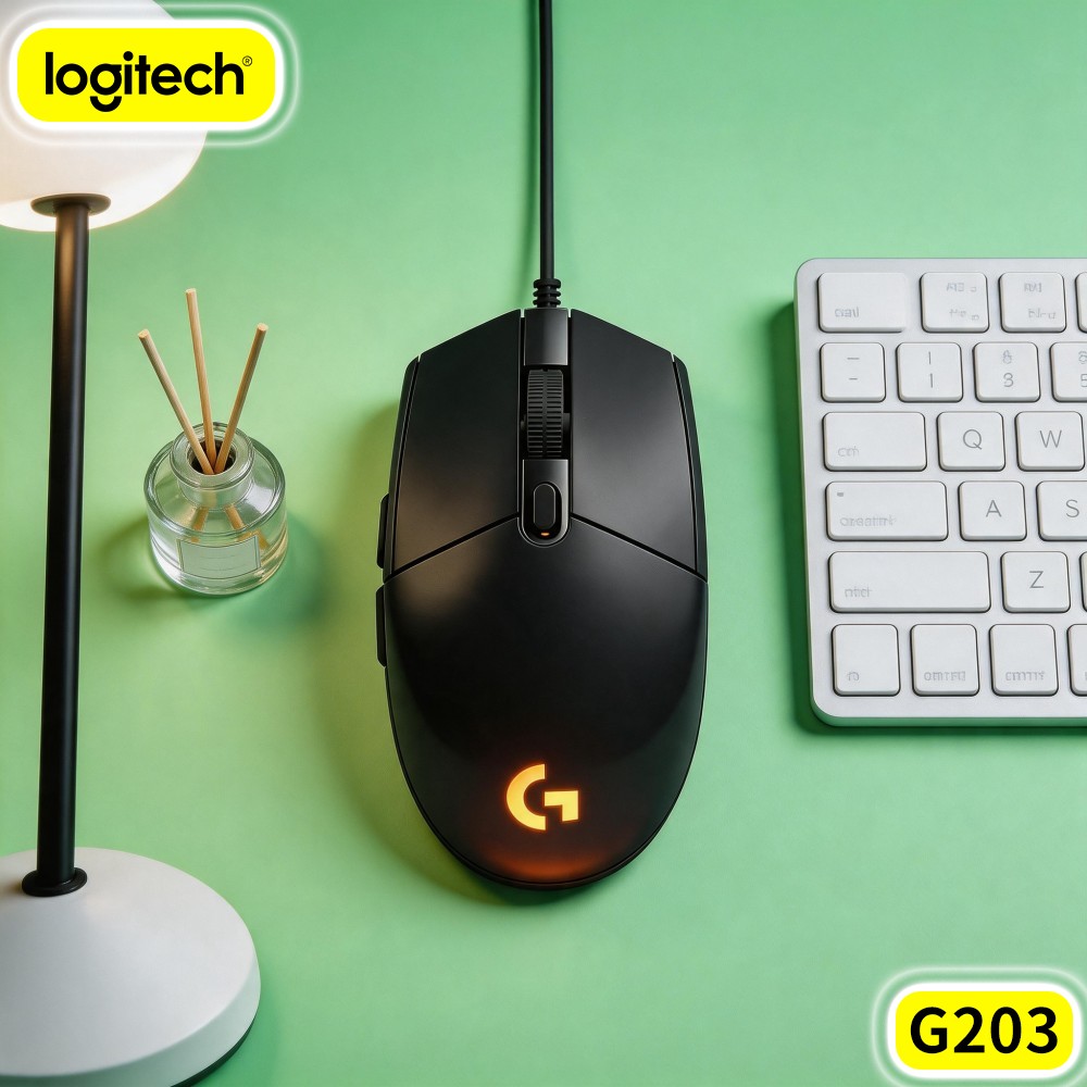 Logitech Mouse G203 - Ratón para juegos con cable Logitech
