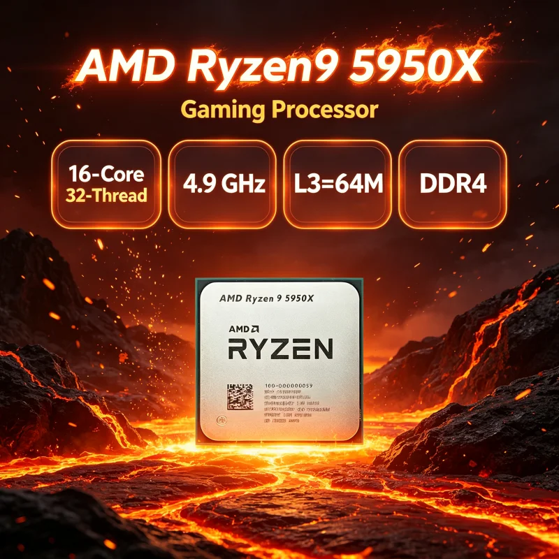 Amd Cpu Ryzen 9 - AMD Ryzen 9 5950X, pero sin