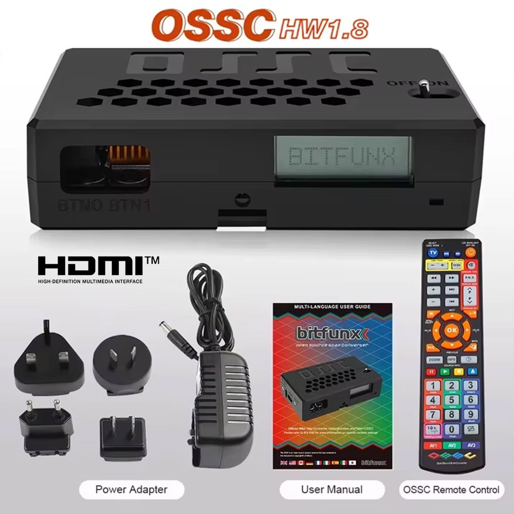 Elgato Stream Deck - BitFunx V1.8 OSSC Upscaler, convertidor de