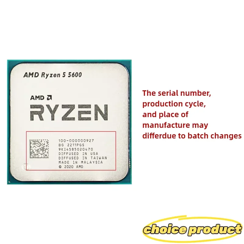 CPU AMD Ryzen 5 5600 R5 5600 V - Amd Cpu Ryzen 5 reseña y precio