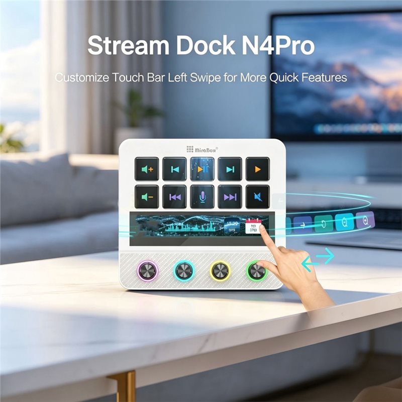 Controlador Mirabox N4 Pro 1 S - Elgato Stream Deck reseña y precio