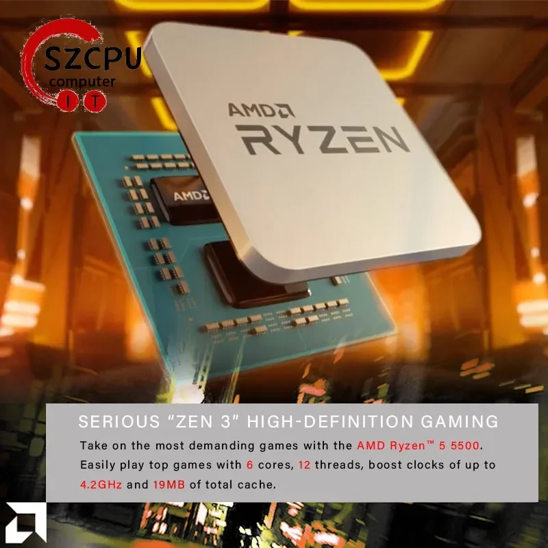 CPU AMD Ryzen 5 5500 Económico - Amd Cpu Ryzen 5 reseña y precio