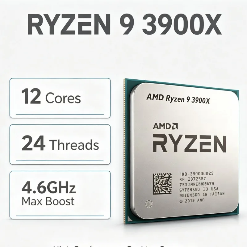 Procesador AMD Ryzen 9 3900X d - Amd Cpu Ryzen 9 reseña y precio